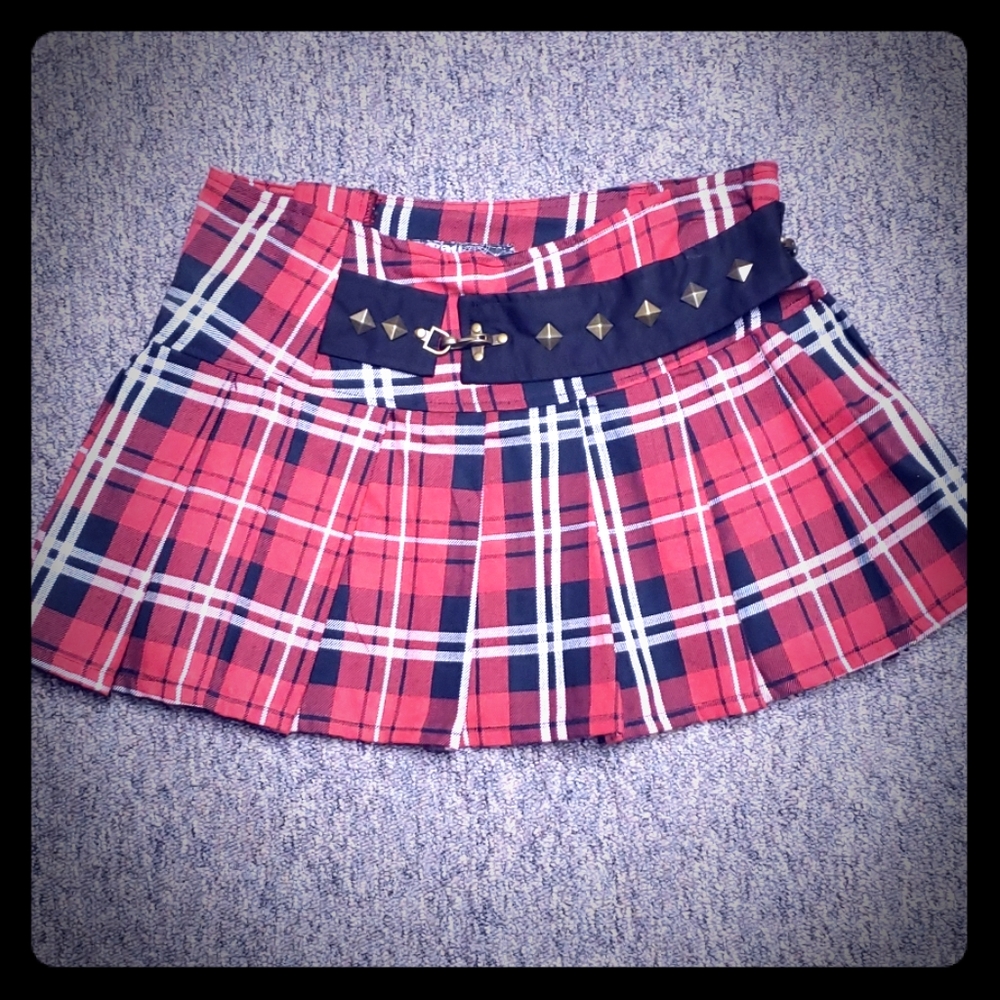 Rocker punk Abbey Dawn skirt